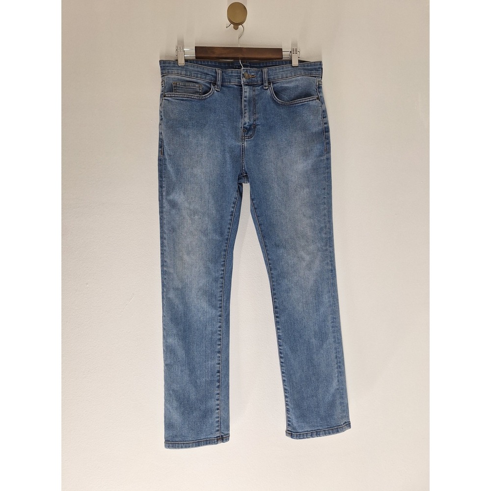 Meraki Mens Slim Fit Blue Denim‎ Jeans Medium Wash 32x30